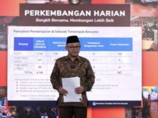 Kemendikdasmen Salurkan Rp. 32 Miliar Tunjangan bagi Guru dan Tendik di Wilayah Bencana