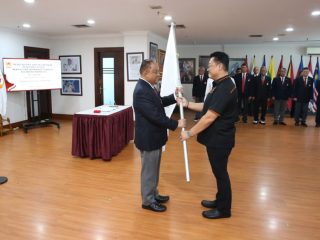 KONI Pusat Lantik Pengurus PP POTSI 2023–2028, Teqball Indonesia Ditarget Tembus Prestasi Dunia