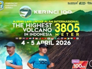 Kerinci100 2026 Diikuti 835 Pelari dari 20 Negara, Ajang Sport Tourism Mendunia di Jambi
