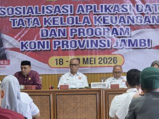 KONI Jambi Mulai Digitalisasi Data Atlet dan Tata Kelola Keuangan, Mat Sanusi Siapkan Strategi Menuju PON 2028