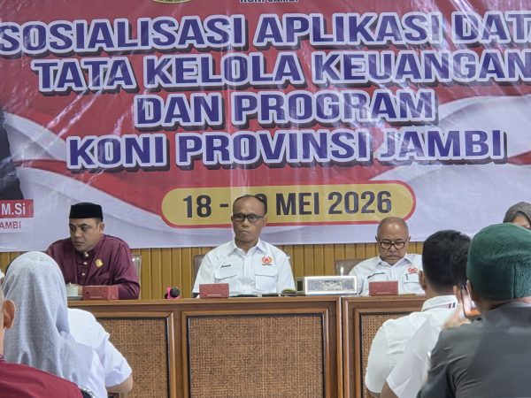 KONI Jambi Mulai Digitalisasi Data Atlet dan Tata Kelola Keuangan, Mat Sanusi Siapkan Strategi Menuju PON 2028